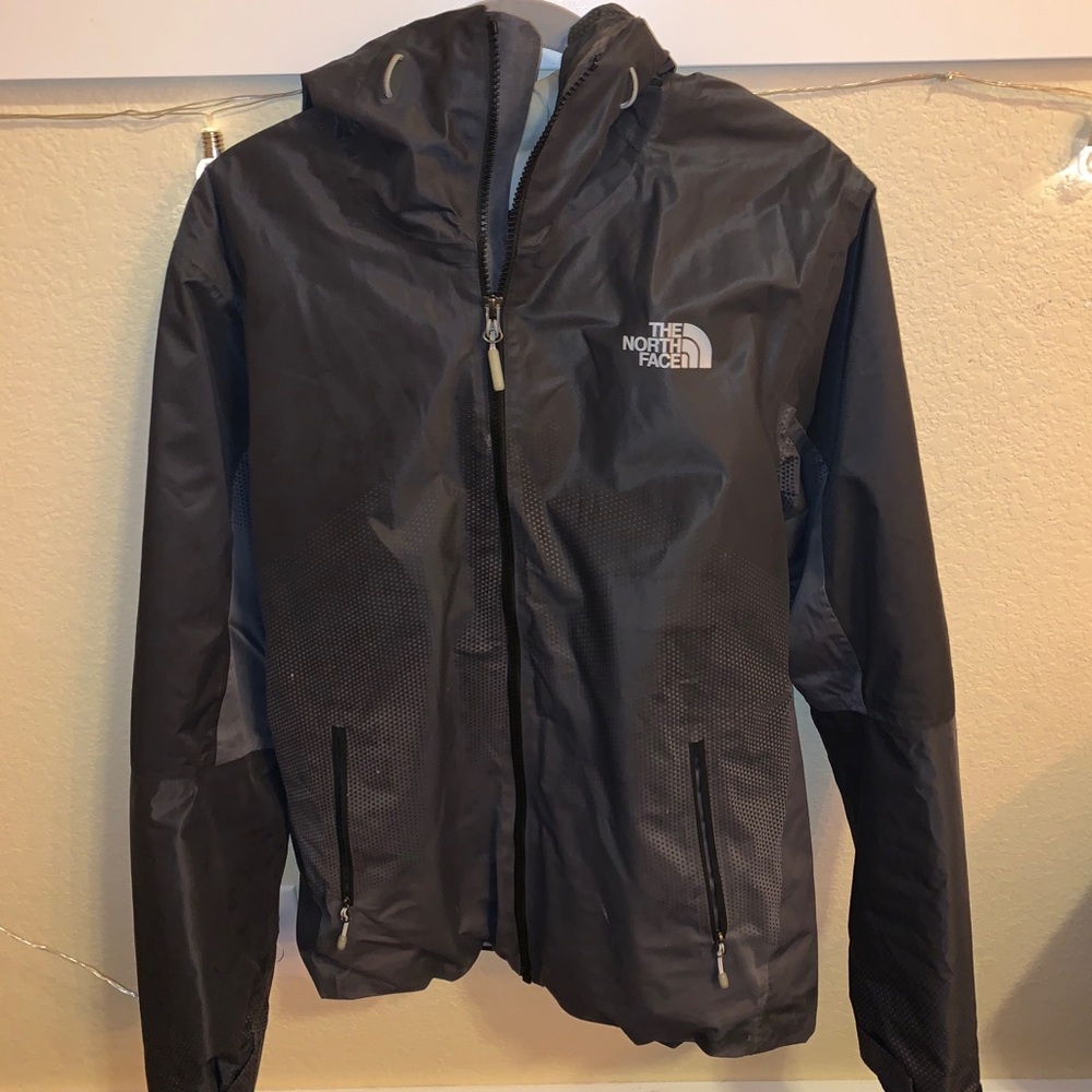 Men’s Black/Gray The North Face warm winter jacket